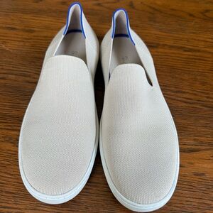 Rothy's Women's Cream Slip-Ons with Stripe Accents